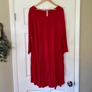 Red Tunic Dress
